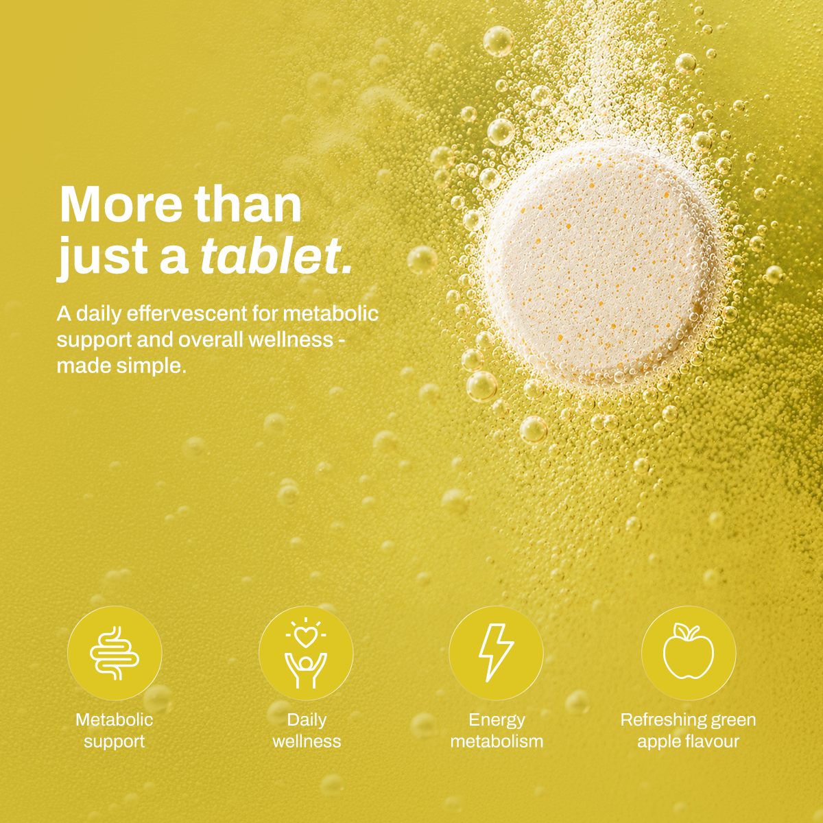 Apple Cider Vinegar Effervescent Tablets 15 Tablets